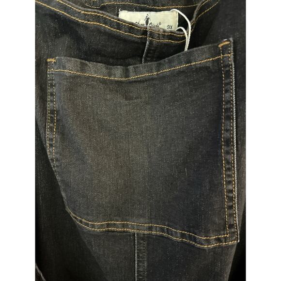 NEW Agnes Orinda Long Denim Skirtall Skirt Overalls Womens 3x Western 90’s - Picture 7 of 16